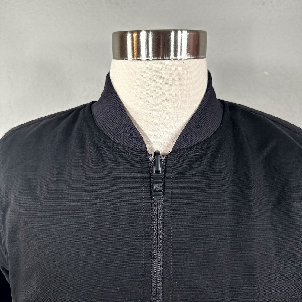 Lululemon Non-Stop Cotton Reversible Bomber Jacket in Black - Picture 9 of 16